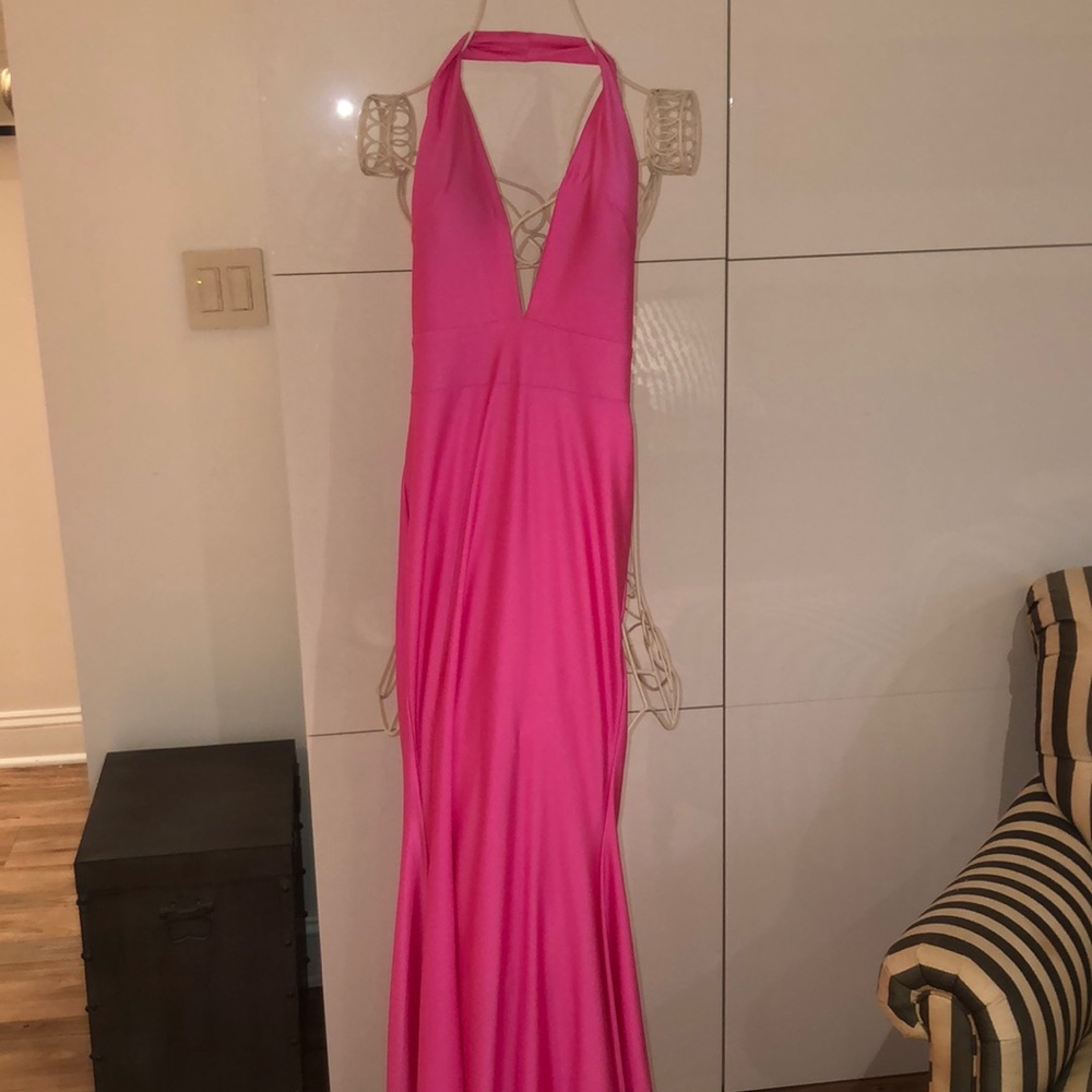 Hot Pink Prom Dress
